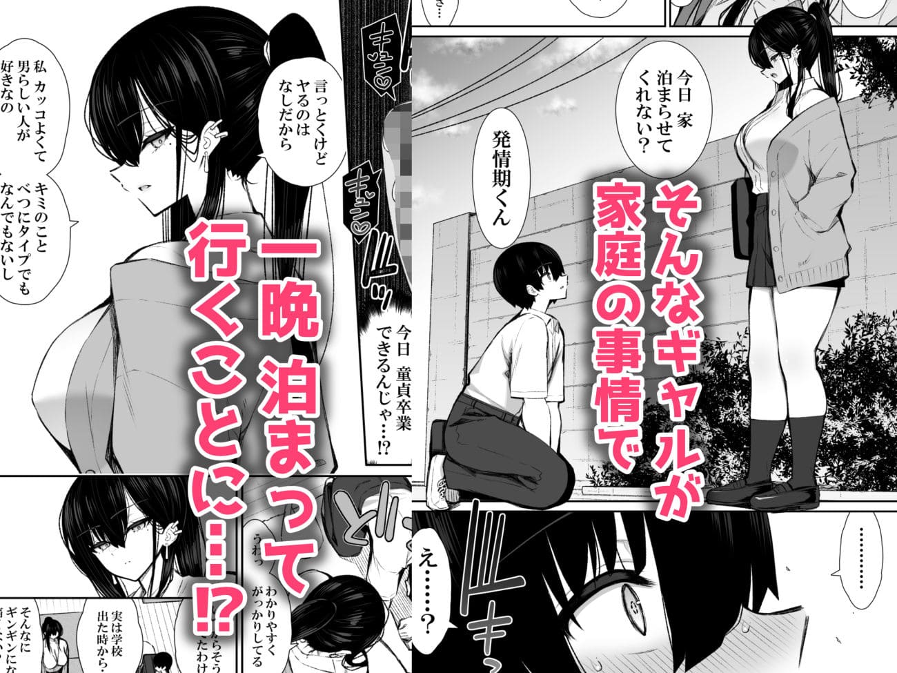 クールなギャルがお泊り