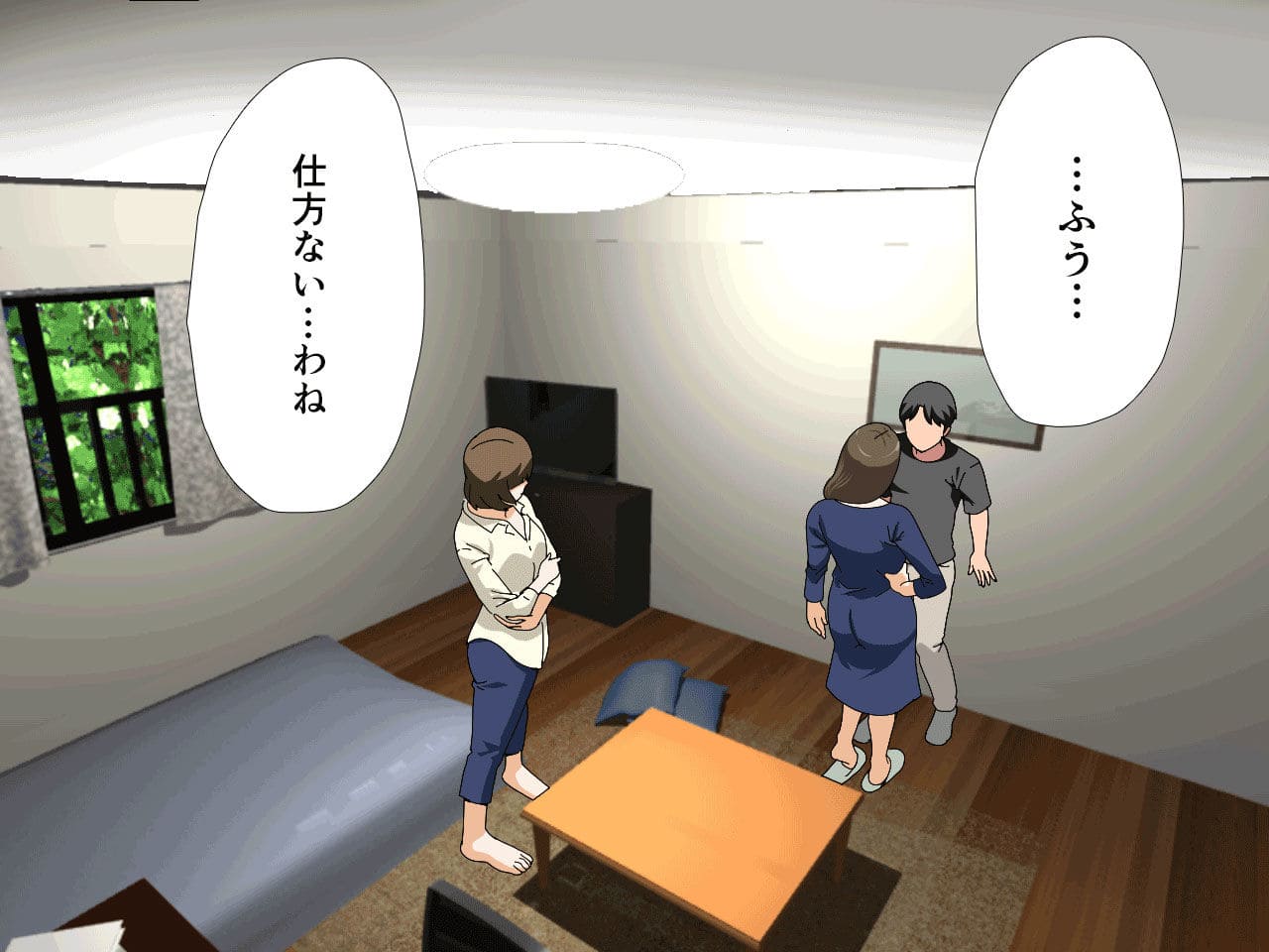 熟女キャラ二人をレズらせて快楽に沈める背徳ストーリー