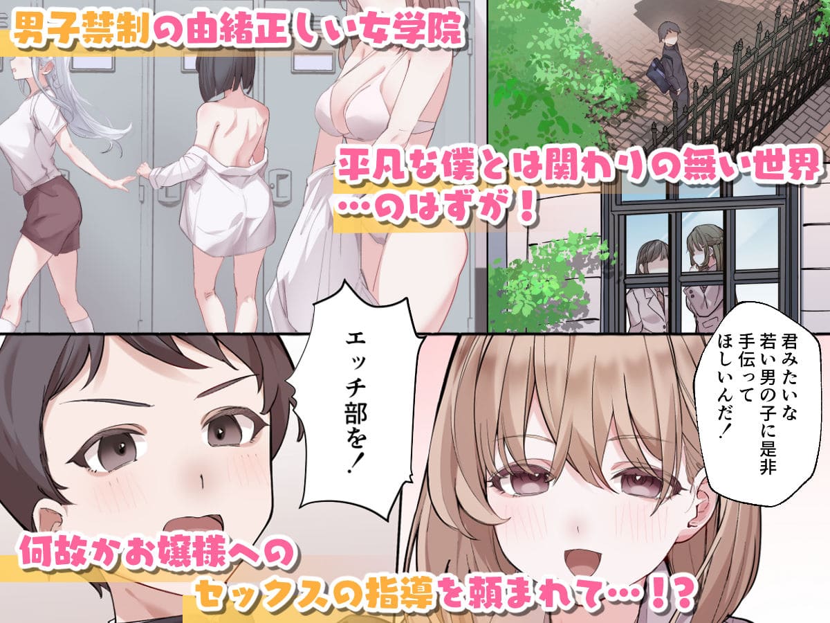 お嬢様校でエッチ部の顧問になった俺の中出し性交まみれの日々